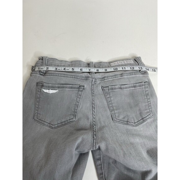 Rock Republic Berlin Jeans Womens 4M Grey Skinny Stretch Logo Pockets R010189 - Picture 7 of 11